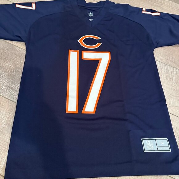NFL Chicago Bears Alshon Jeffery #17 Navy Blue Jersey NEW YOUTH 10/12 M - Picture 2 of 8